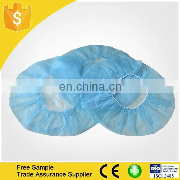 Medical Consumable Nonwovne Round Bouffant Cap For Surgical