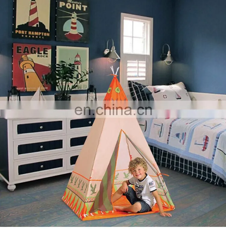 Indoor Outdoor Safety Children Game Playhouse Tepee Tent for Kids Play