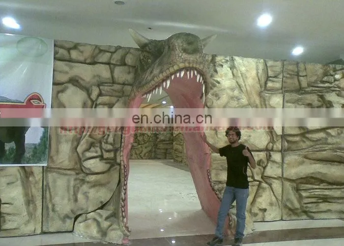 Dinosaur amusement park fiberglass cartoon gate