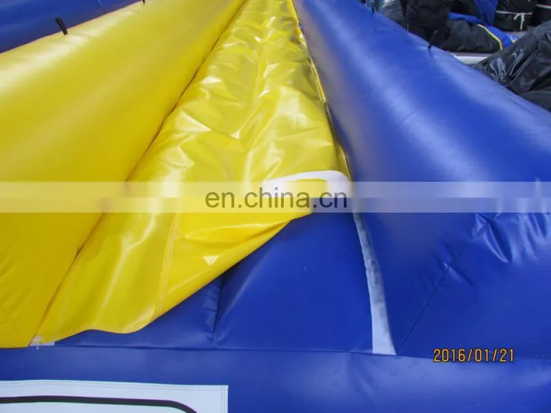 2017 floating playground lake slides adult size inflatable water slide with EN14960