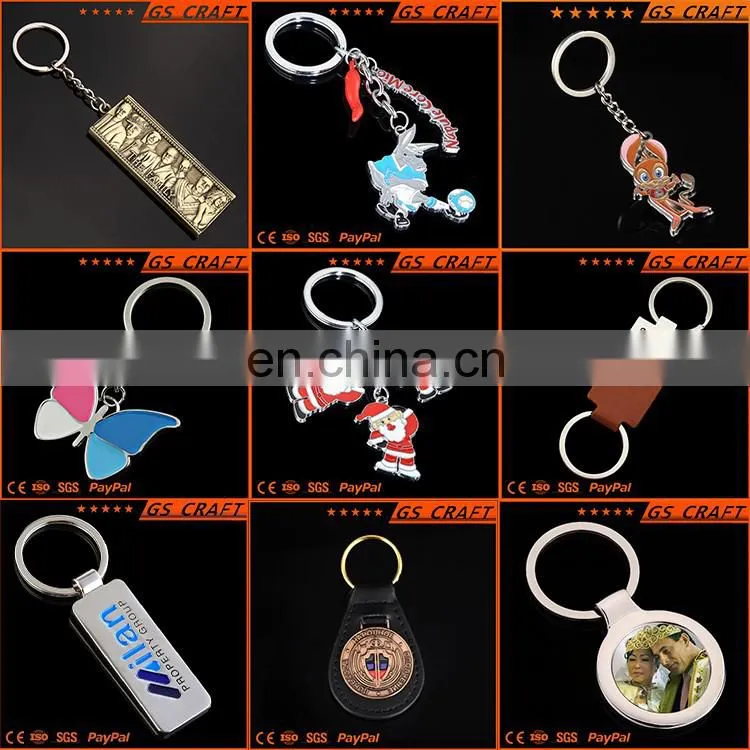 Custom made cheap wholesale square key chain