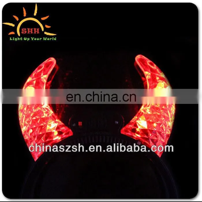 Best sale Cheap led flashing hairband/LED Ox horn hair band with high quality/LED hairband for party and events supplies