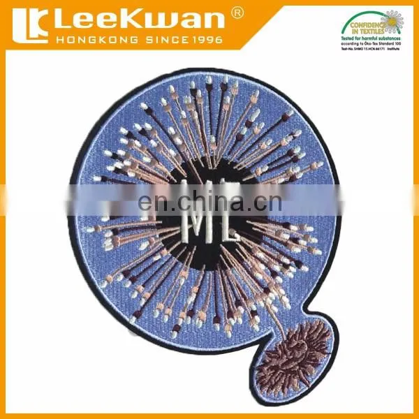 Plain Embriodery Badge/Normal Embroidery patch For Cloth