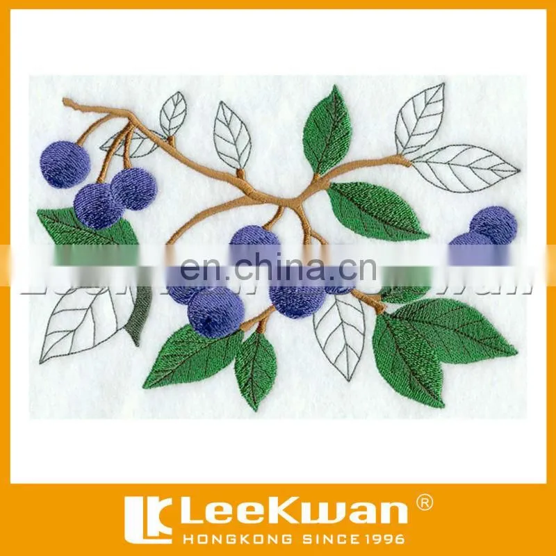 Flower pattern design embroidery applique