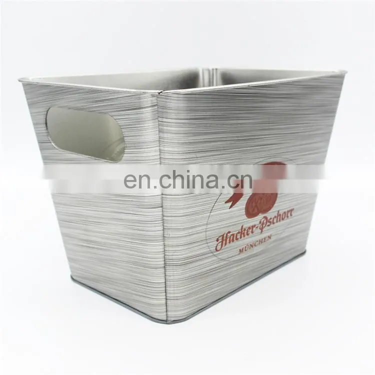 large standing walmart tin ice bucket with special offer