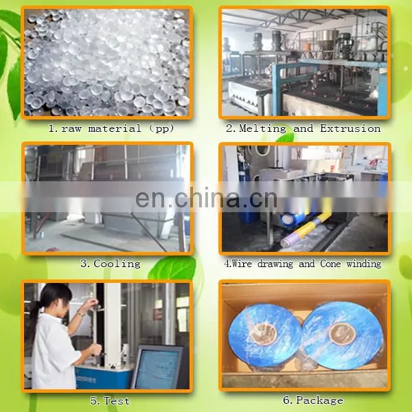 Junchi good quality 900d high tenacity dyed unti-uv good quality fdy pp yarn for braided rope