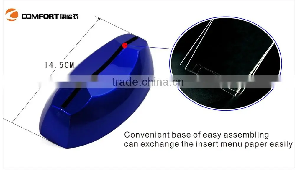 special price promotional lighted club led menu covers,led menu holder