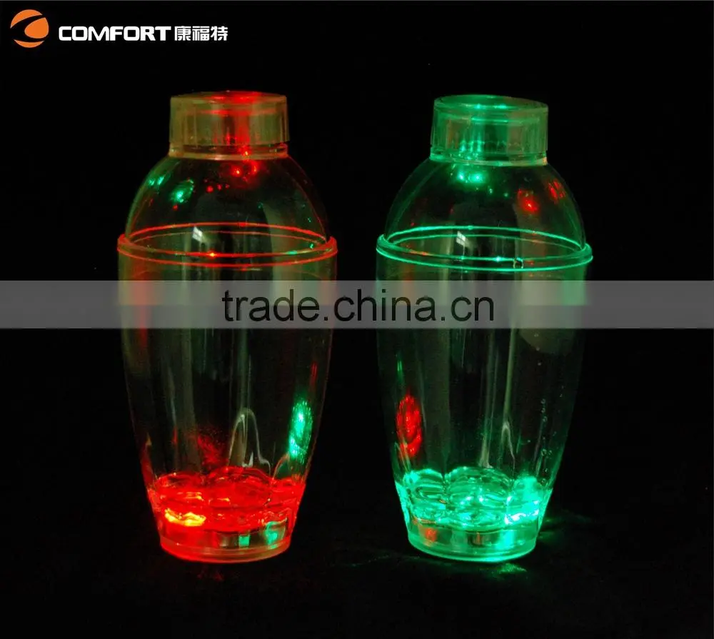oem shenzhen China made custom luminous cocktail shaker