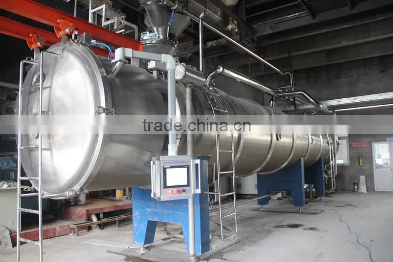 Large-scale Belt Continuous Vacuum Belt Dryer With Multifunction For Vegetables Or Fruit