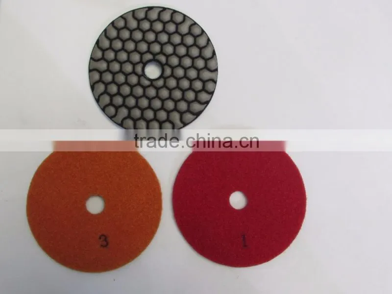 3step dry polishing pads