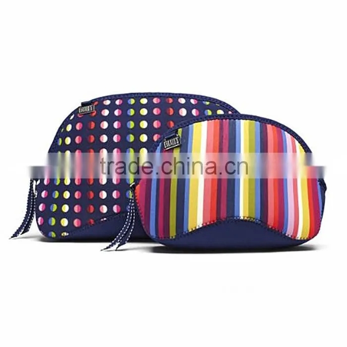 2014 neoprene Multi-Functional Waterproof Travel Toiletry Wash Cosmetic Bag