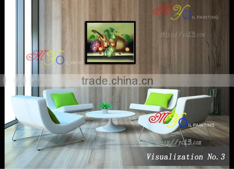 Artwork impressionist oil painting on canvas fruit new factory direct