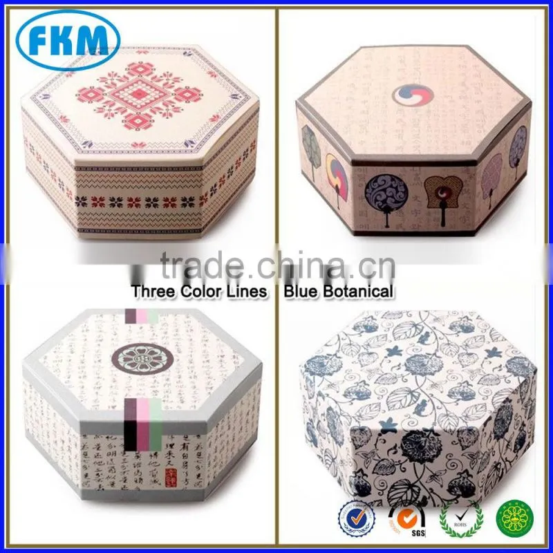 hexagon paper gift box with China supplier