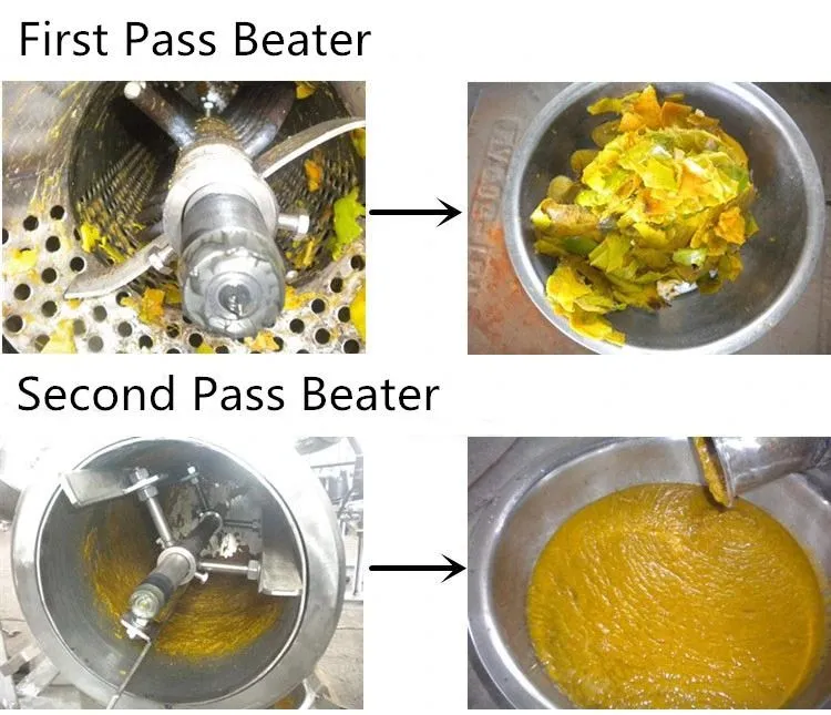 Large Capacity Single Channel Mango Fruit Pulping Machine Fruit Grinding Machine Fruit Juice Pressing Machine