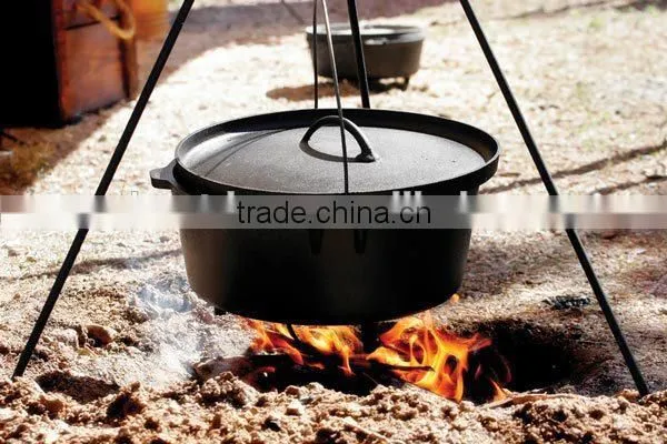 outdoor cast iron dutch oven/cast iron stove oven/curling iron oven