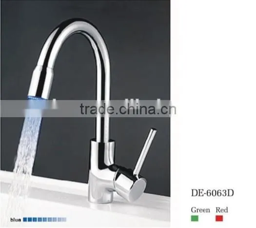 kitchen taps with led light