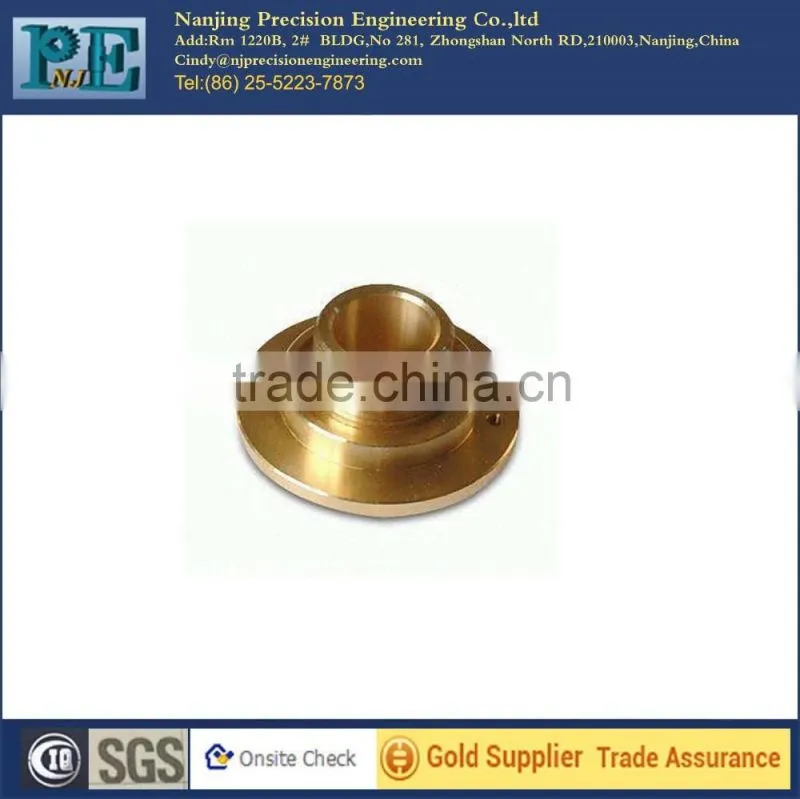 Nanjing supplier cnc lathe machining brass moto spare parts