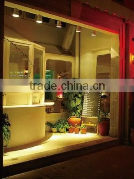 50w high lumen led track rails light for jewelry store