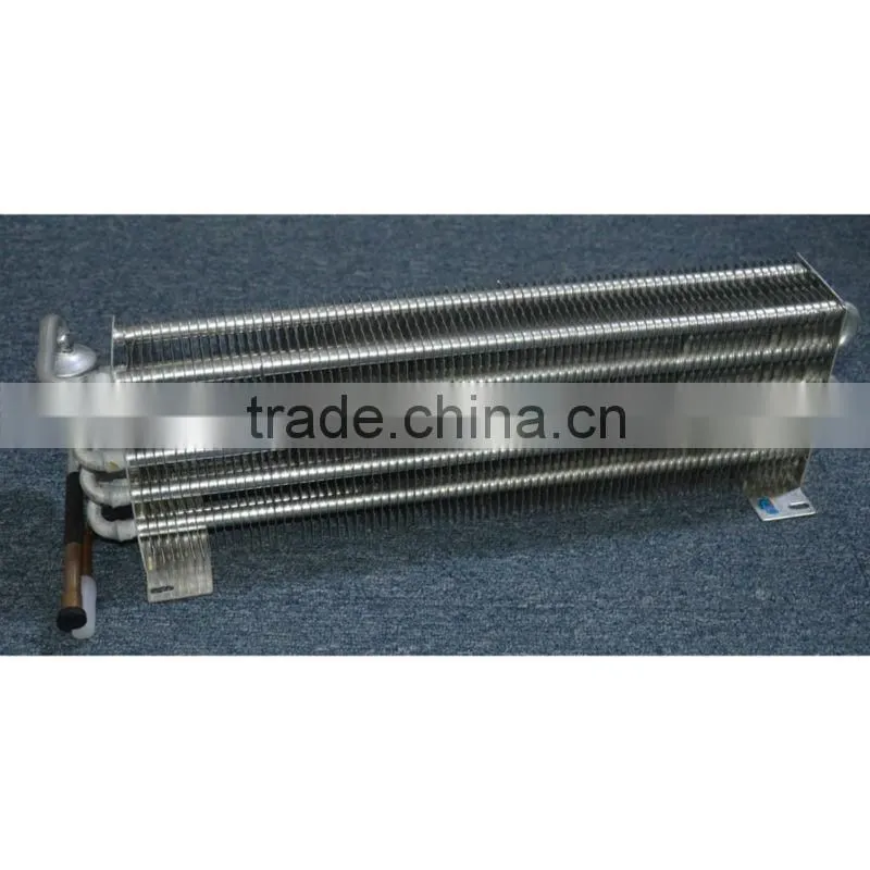 Fin tube type refrigeration condenser