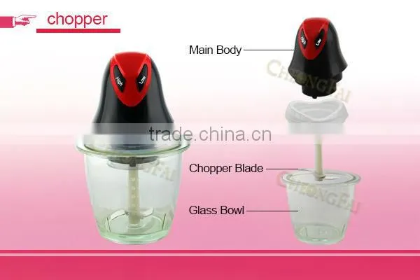 ABS Low Noise Glass Bowl Chopper
