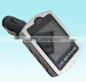 Car MP4 player with FM transmitter support SD card with memory