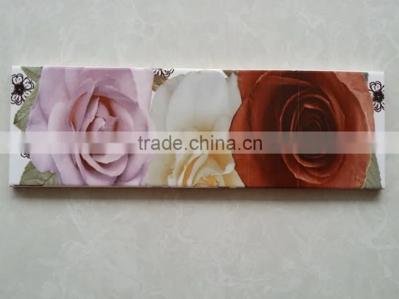 3D Digital inkjet ceramic border line tile