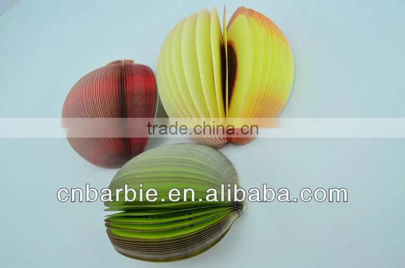 fruit shapes memo pad