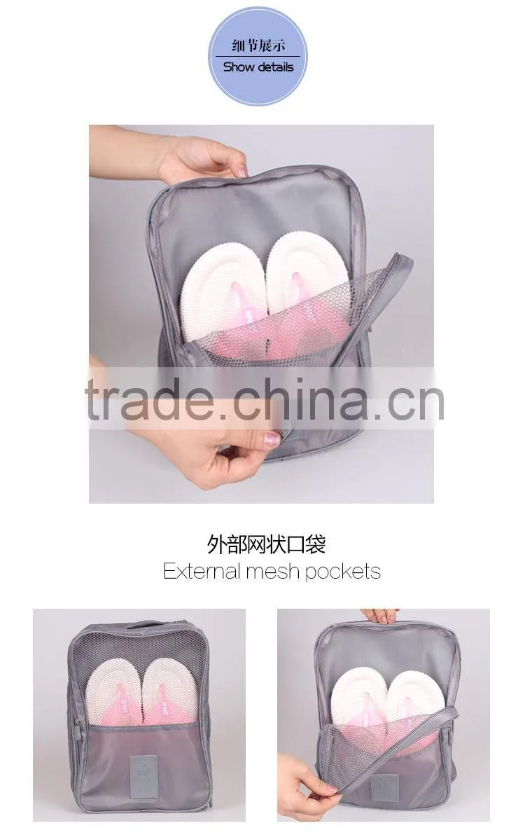 2015 fashion wholesale shoe and bag set hanging shoe bag