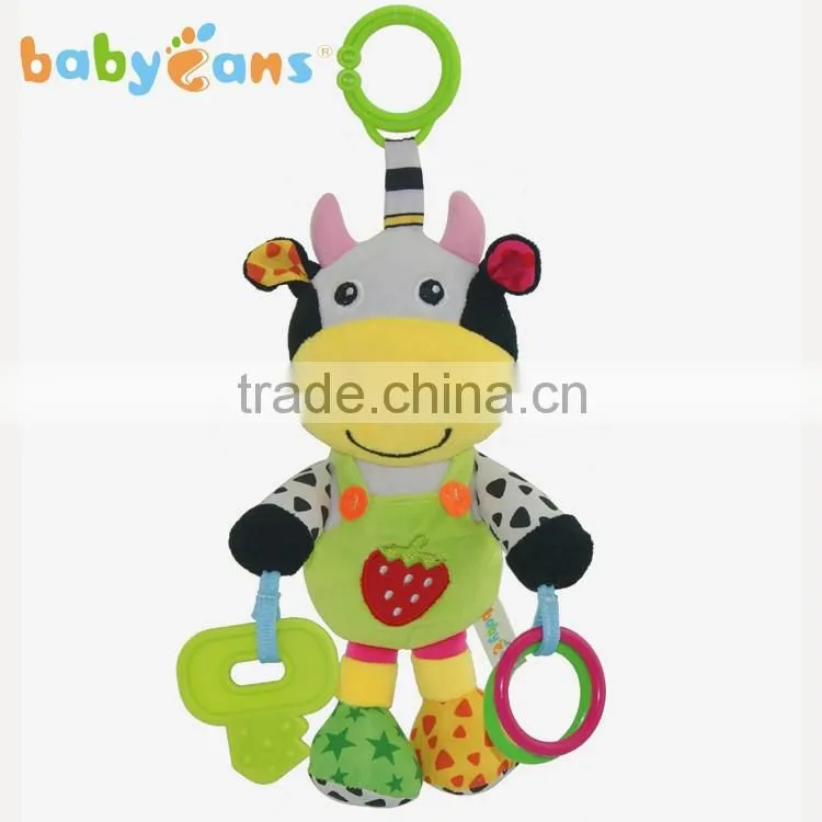 Babyfans China Wholesale Plush Music Teether Stuffed Best Quality Toys For Baby