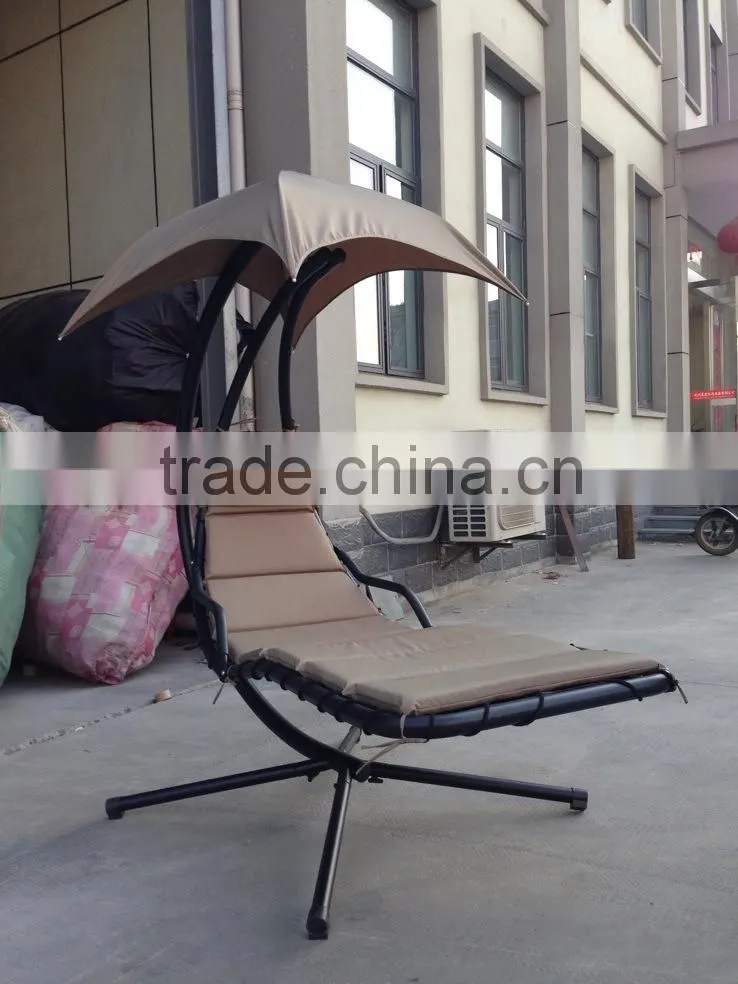 Metal Stand Helicopter Canopy Hanging Outdoor Swing Chair