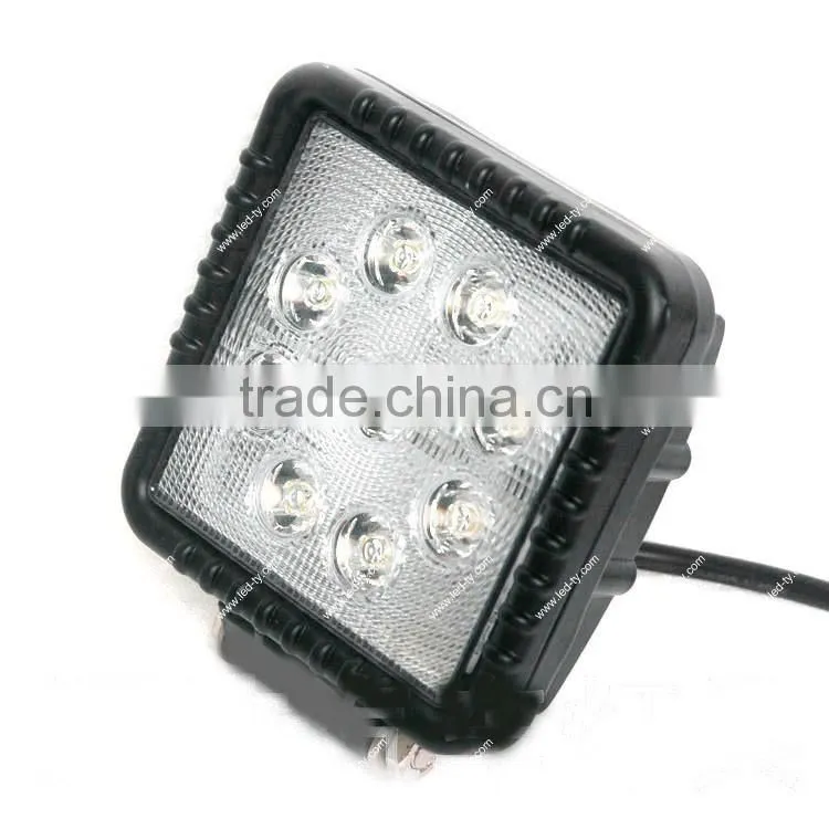 27w Epistar led work light,9pcs*3w,for ATV/UTV/OFF ROAD CAR/MINING