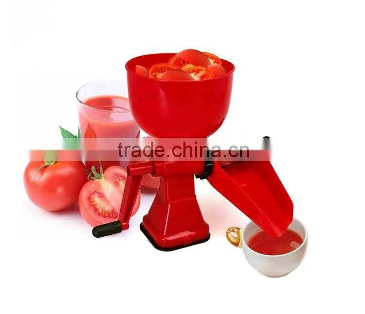 ABS+S/S+PP 41*20*35 Best selling products small tomato paste making machine/manual juicer/tomato slow juicer
