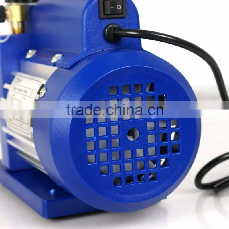 Single 1 Stage 1/4HP Rotary Vane Deep Vacuum Pump 3,5 CFM Air Refrigerant 5 Pa