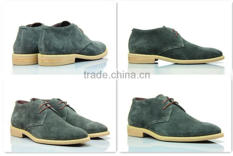 Italian design black Men boots with lace