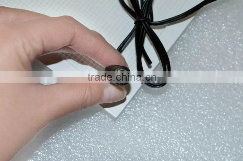 Edgelight light guide sheet with laser dot and V-Cutting progress art craft