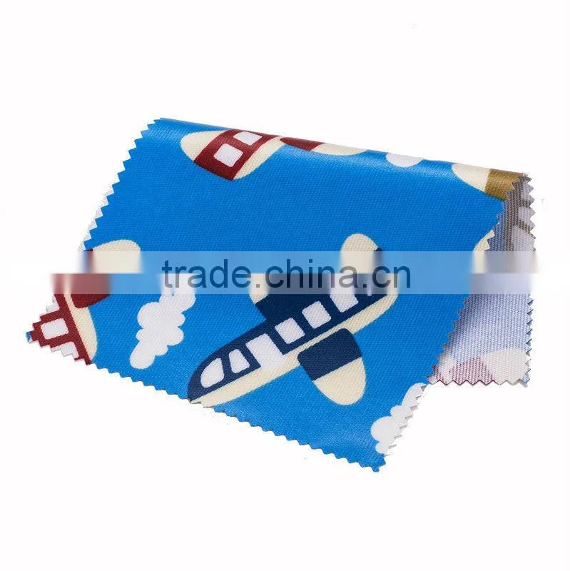 High quality transparent pvc cotton fabric for bag or table cloth