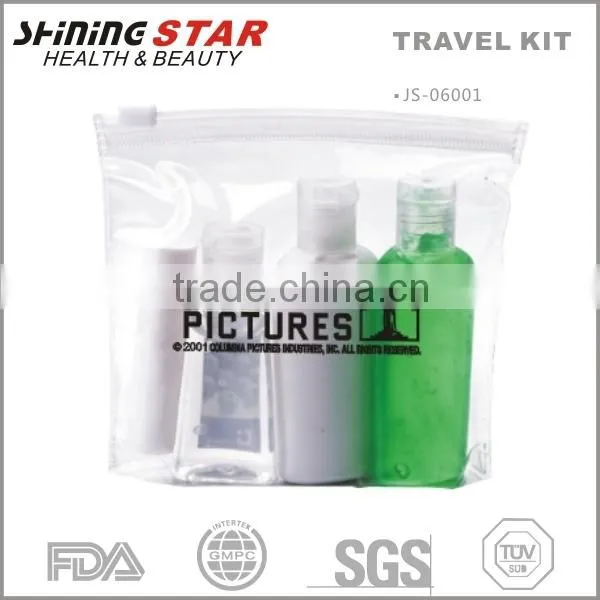 2015 hot selling travel kit with lipbalm and hand sanitizer gel