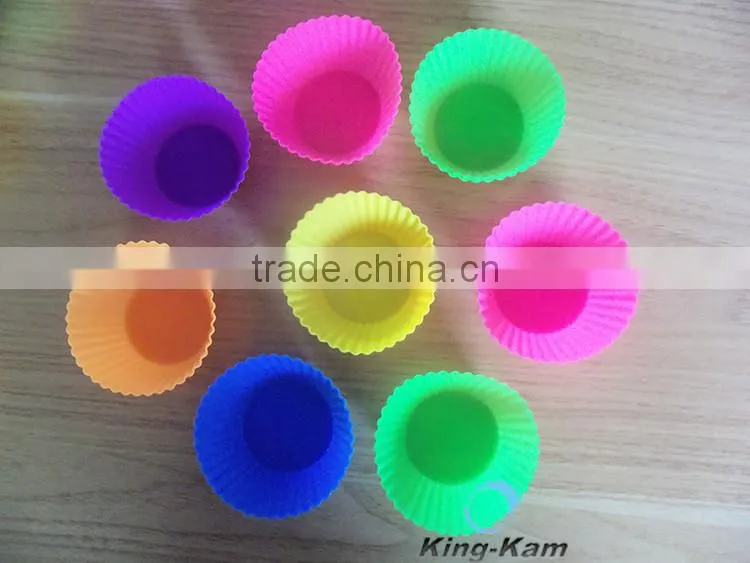 Non-stick silicone cake cup mold, Eco-friendly heat-resistant cake mold