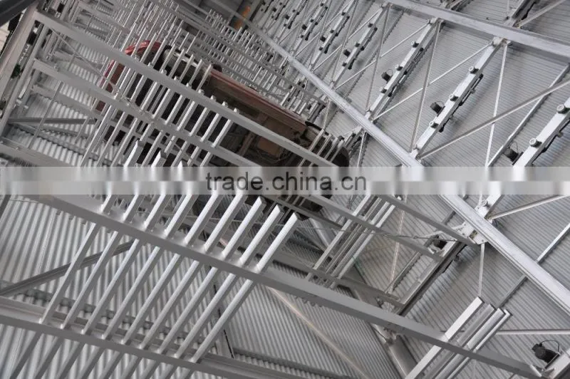 Simple lifting type cubic parking garage,vertical lifting type parking system