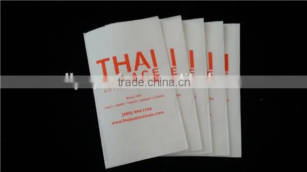 Hot Sale 43x43cm, 1/8Fold White Dinner Paper Napkins