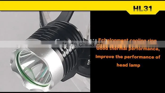 high power rechargeable led headlamp riding flashlight