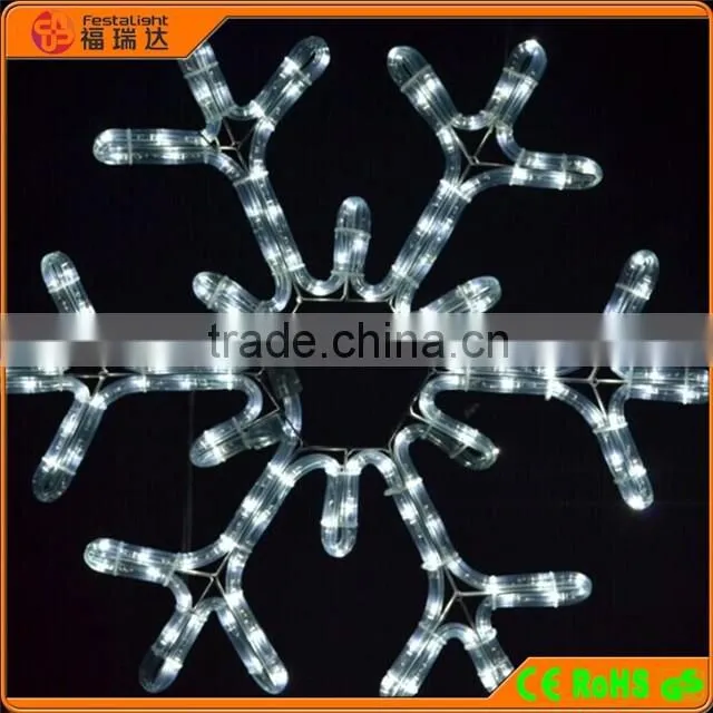 Christmas decorative lights with led snowflake with star motif lights