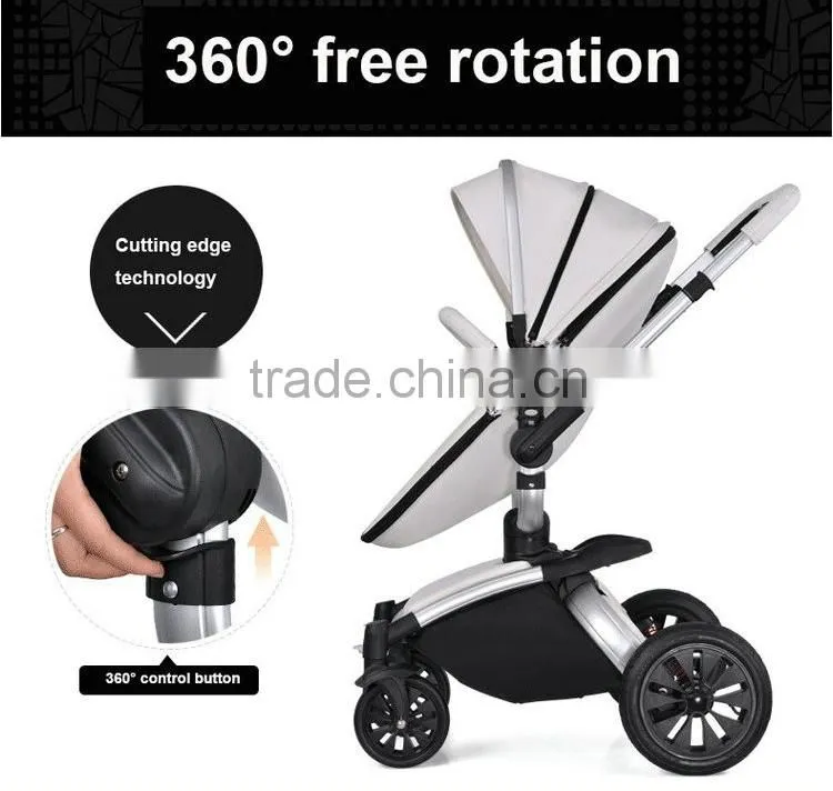 2016 High-view 3 in 1 baby stroller/pram
