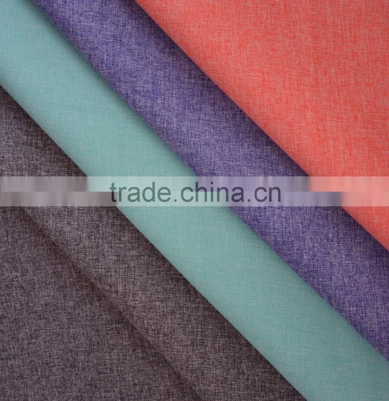 popular two-tune cation dye twill woven fabric pink cationic polyester fabric
