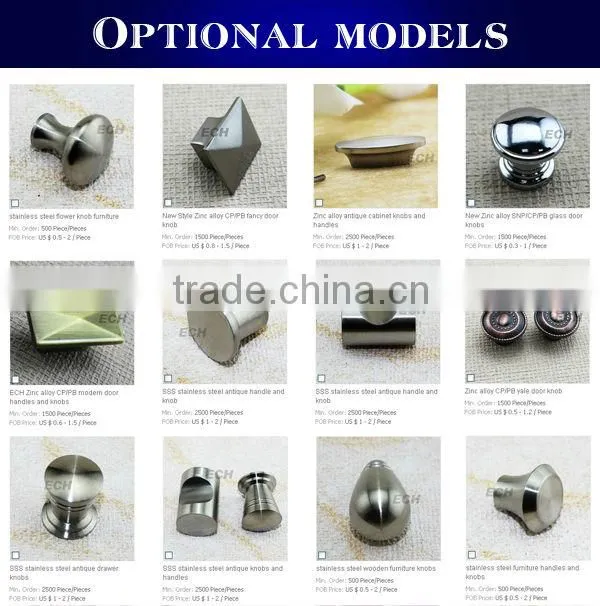 High quality ceramic kids wardrobe door knobs
