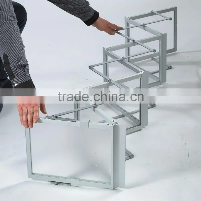 A4 size foldable acrylic leaflet rack