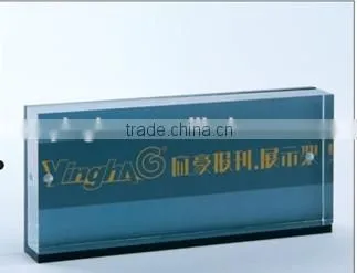 acrylic desk name plate