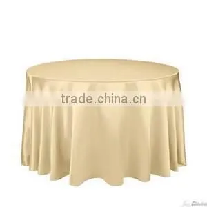 2015 hot sell satin banquet table cloth for wedding banquet hotel