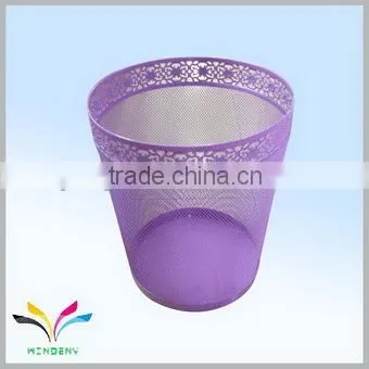 Hangzhou manufacture metal mini desktop cheap trash can for 13 gallobn trash