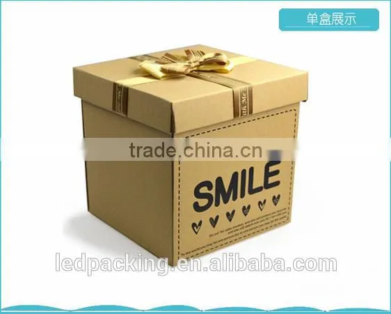 classic brown Kraft paper carton